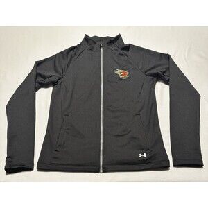 Indy Fuel Under Armour Cold Gear Jacket Womens Size Small Full Zip UW1294 Black